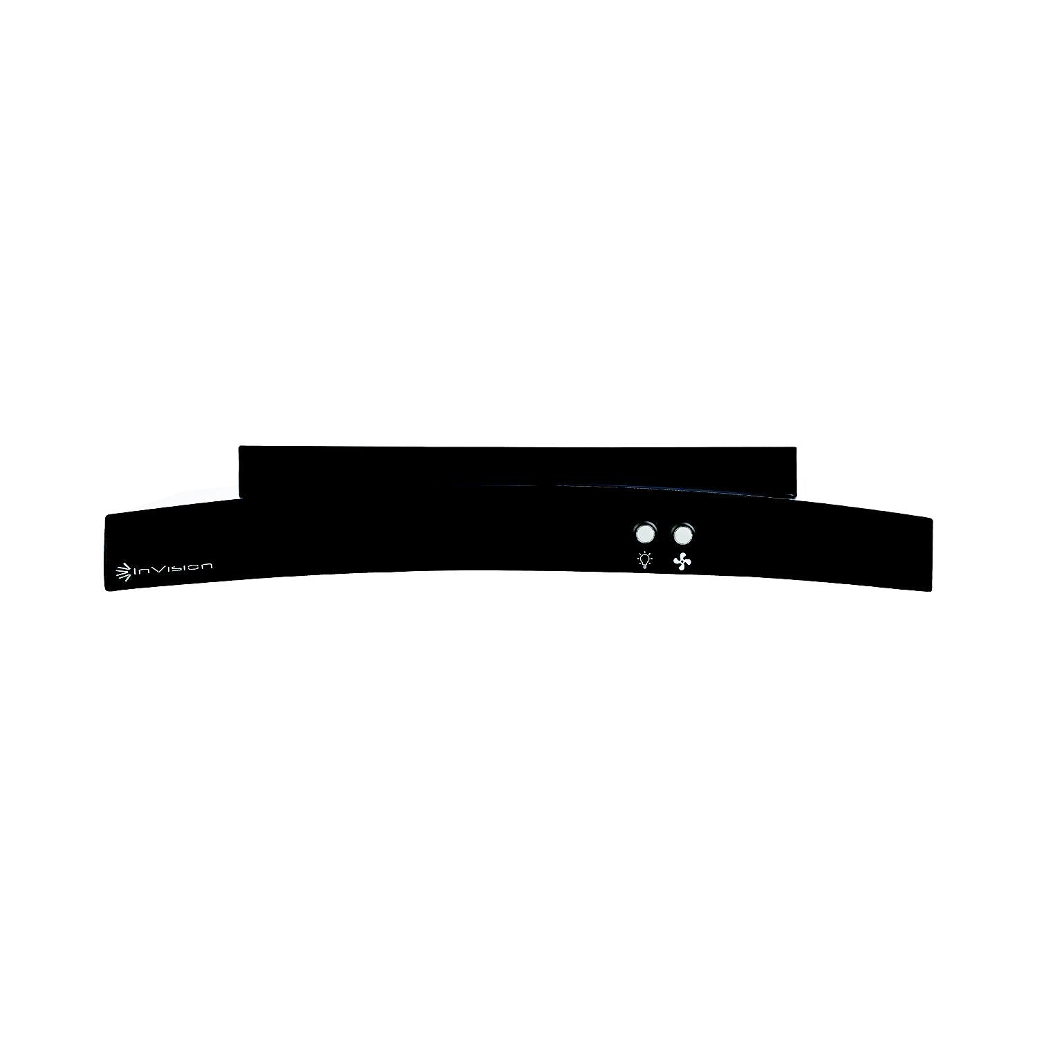 RANGE HOOD 12V VNTLS BLK GLASS