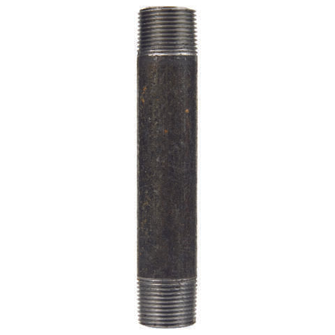 Anvil Beck 3/8 in. MPT Black Steel 6 in. L Nipple