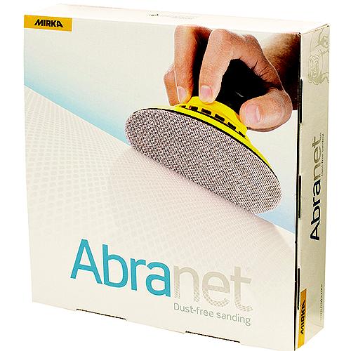 Mirka Abranet Ace Mesh Dust Free Abrasive-Grip Attachment, 6", P80, 50/pk