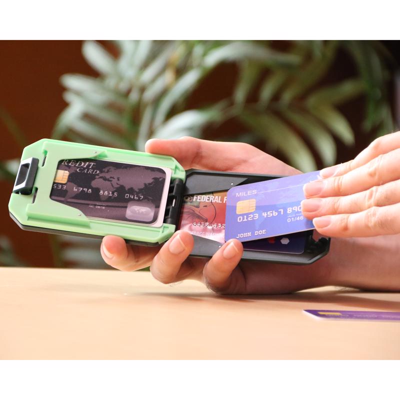 As Seen On TV Ultra-thin RFID Blocking Slim Mint Wallet 1 pk
