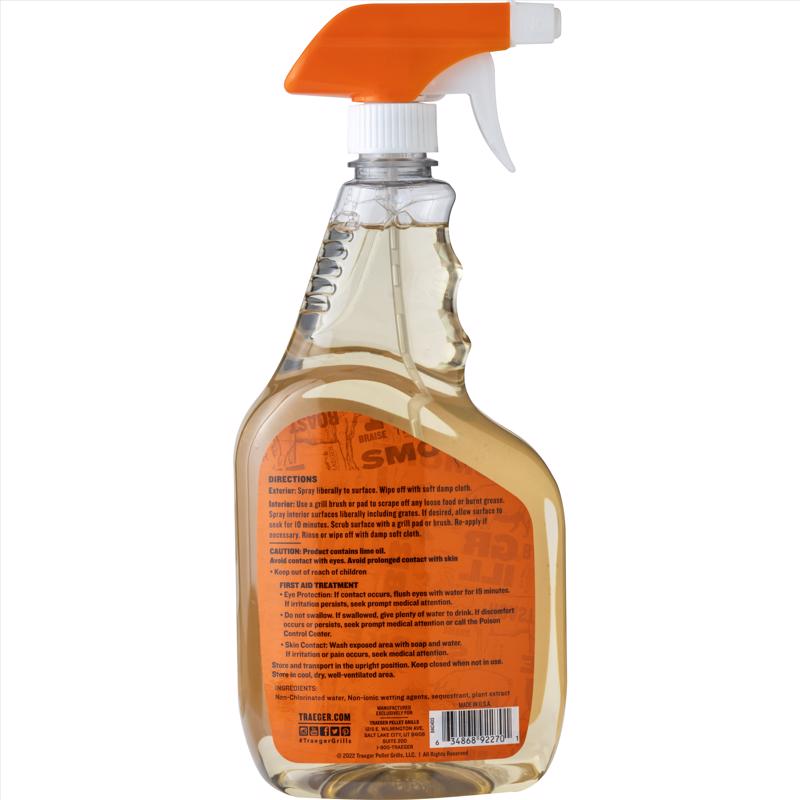 Traeger No Scent Oven And Grill Cleaner 950 ml Liquid, Pack of 12