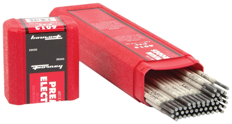 Forney 30505 Stick Electrode, 83000 psi Tensile Strength, Applicable Materials: Mild Steel, 5/32 in Dia