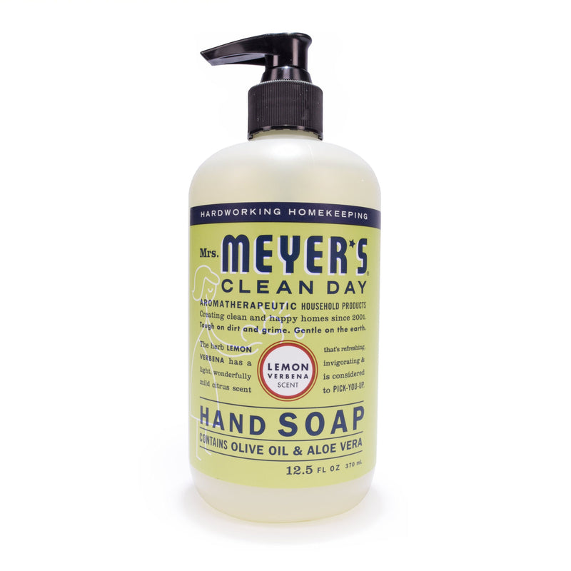 Mrs. Meyer's Clean Day Organic Lemon Verbena Scent Liquid Hand Soap 12.5 oz, Pack of 6