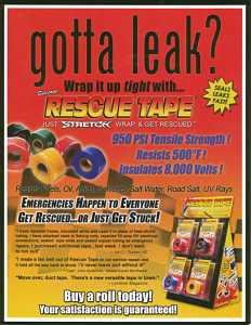 Harbor Products RT12012BBU Pipe Repair Tape, 12 ft L, 1 in W, Blue