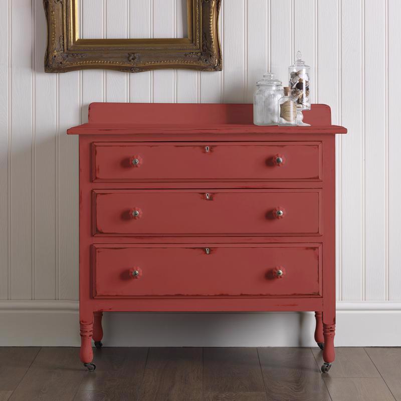 Rust-Oleum Chalked Ultra Matte Farmhouse Red Water-Based Acrylic Chalk Paint 30 oz, Pack of 2
