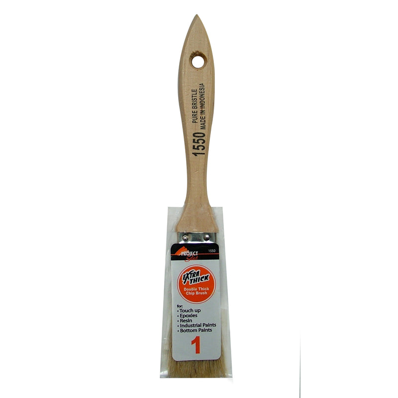 Linzer 1 in. Double Thick Flat Chip Brush, Pack of 24