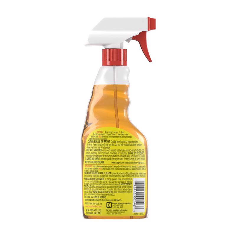 Goof Off Citrus Scent Adhesive Gunk Remover Gel 16 oz, Pack of 6