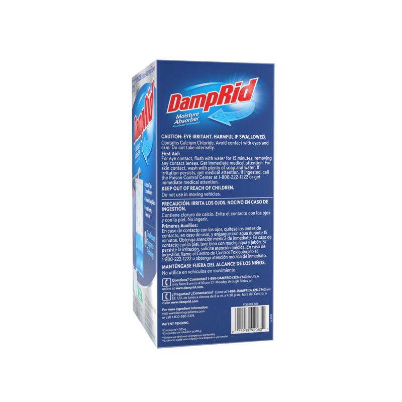 DampRid Hanging Moisture Absorber Pure Linen Scent 15.4 oz 3 pk, Pack of 4