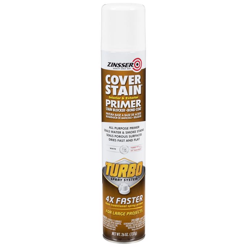 Zinsser 352066 Primer, White, 26 oz, Aerosol Can, Pack of 6