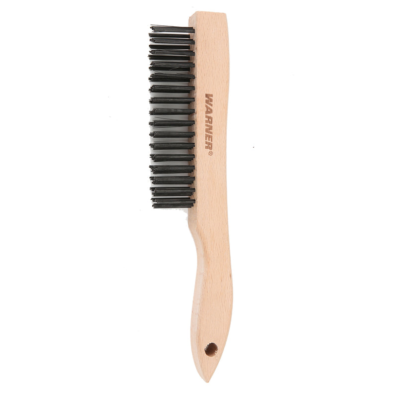 Warner 4 in. W X 11 in. L Carbon Steel Wire Brush, Pack of 6