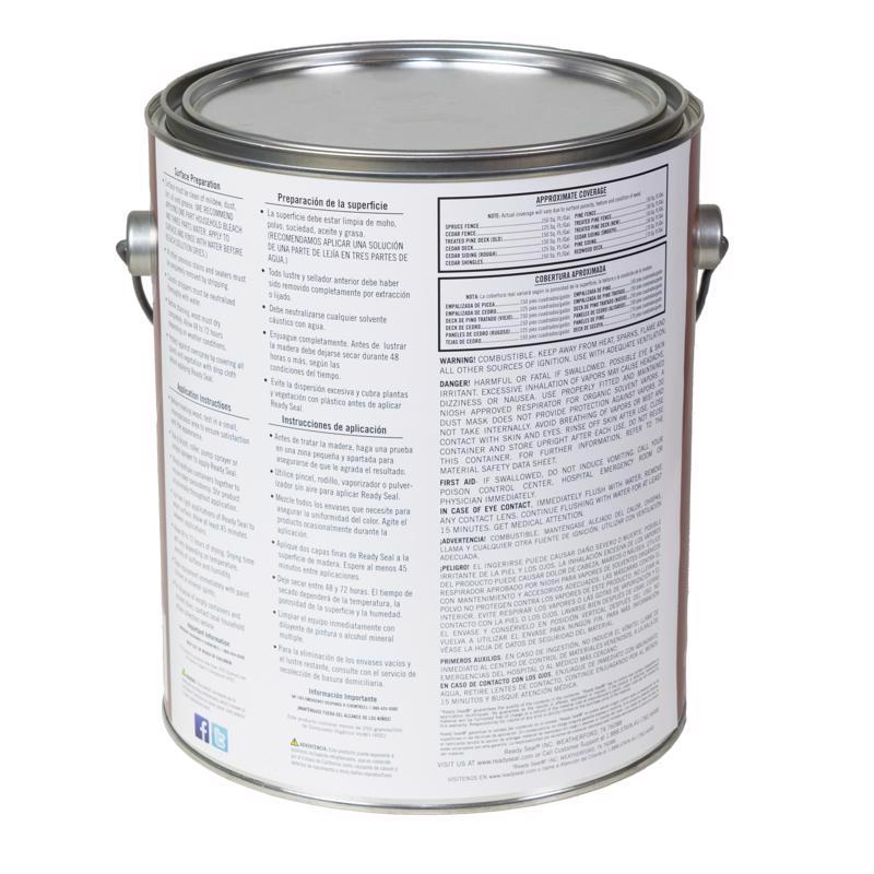 Ready Seal Goof Proof Semi-Transparent Flat Clear Oil-Based Penetrating Wood Stain/Sealer 1 gal