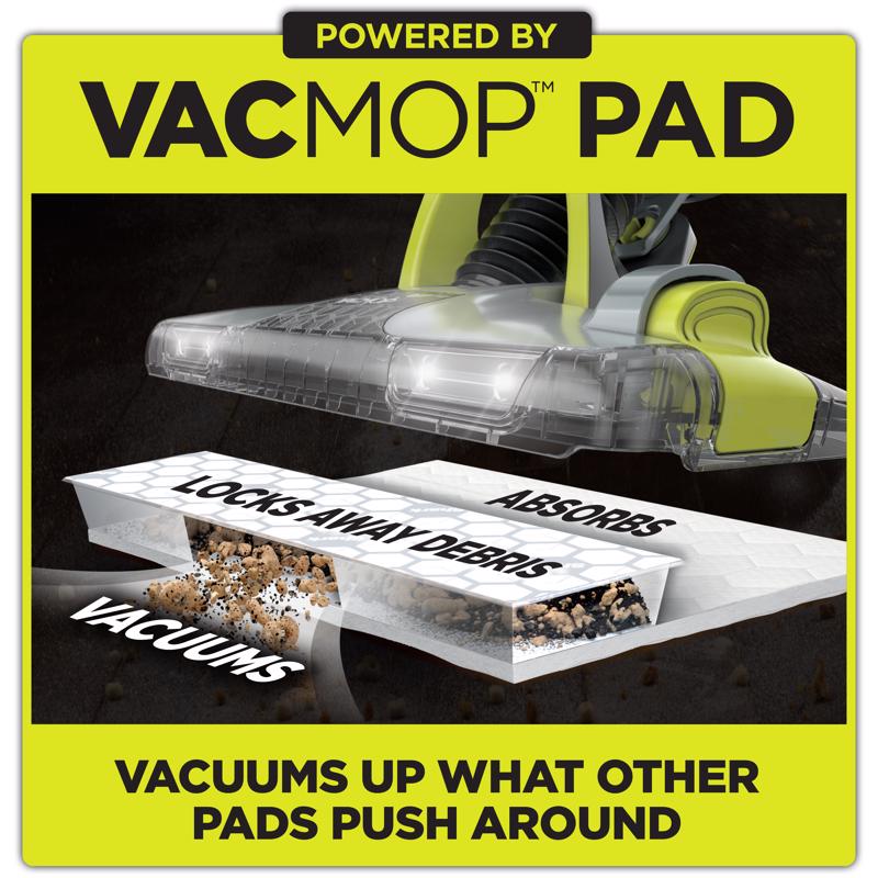 Shark Vacmop 10 in. Floor Applicator Cotton Sweeping Pad 10 pk