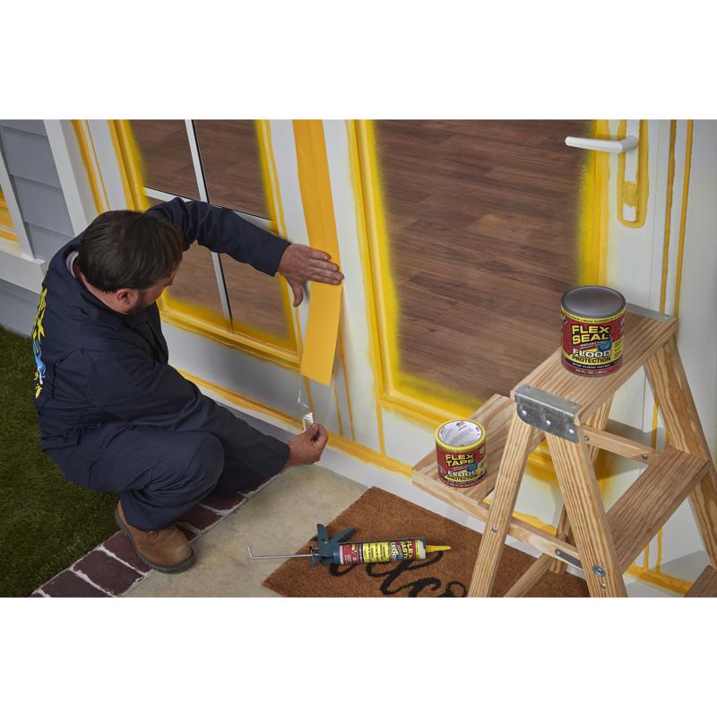Flex Seal Family of Products Flood Protection 7.5 in. W X 20 ft. L Yellow Waterproof Repair Tape