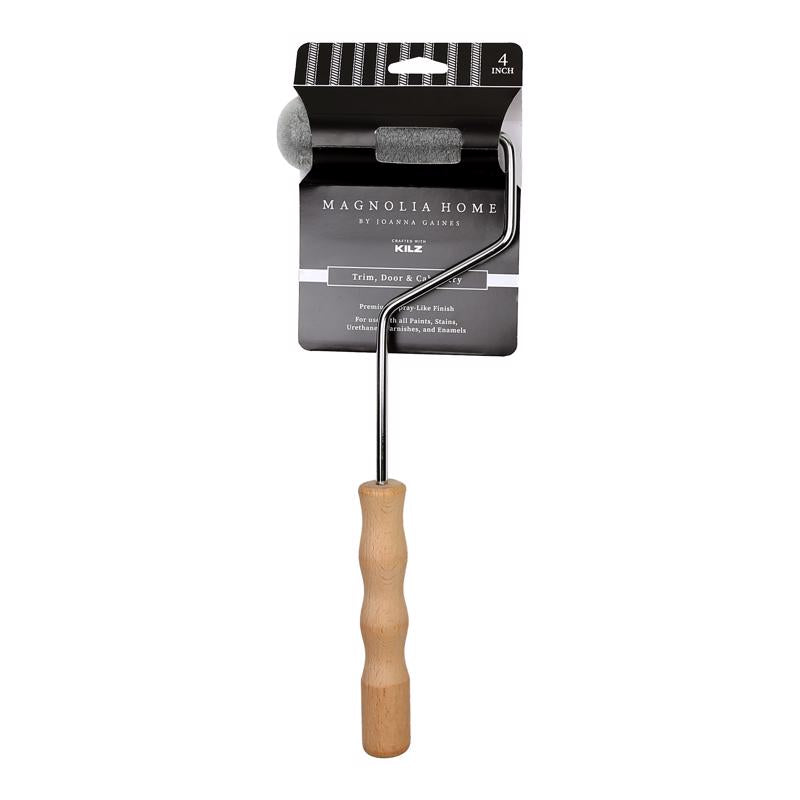Magnolia Home by Joanna Gaines 4 in. W Mini Paint Roller Cover and Frame