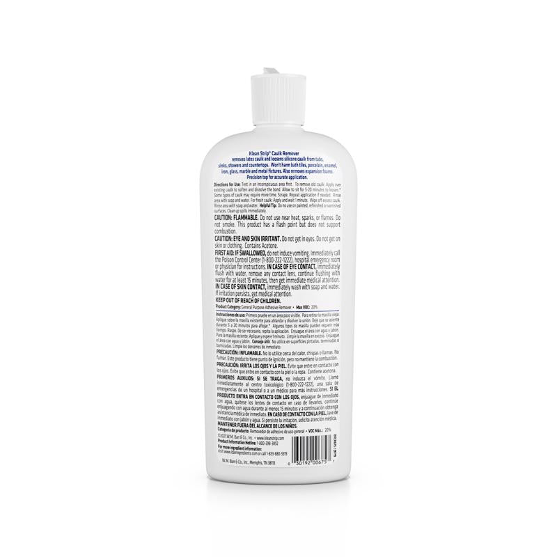 Klean Strip Caulk & Sealant Remover 16 oz, Pack of 6