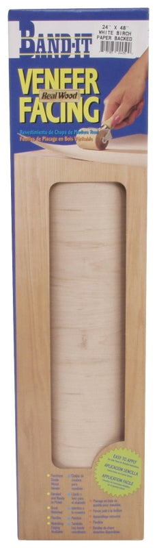 Cloverdale 24450 Wood Facing, 24 in W Actual, 48 in L Nominal, Birch