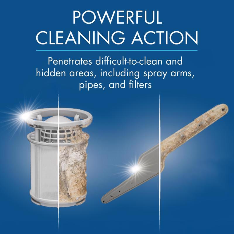 Glisten Dishwasher Lemon Scent Cleaner and Disinfectant 12 oz 1 pk