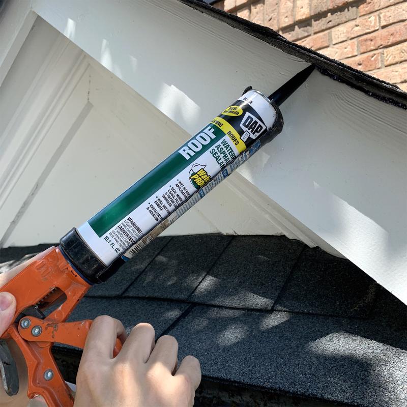 DAP Low Luster Black Asphalt Roof Sealant 10.1 oz, Pack of 12