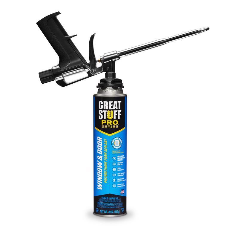 Great Stuff Pro Series Yellow Polyurethane Insulating Foam Sealant 20 oz