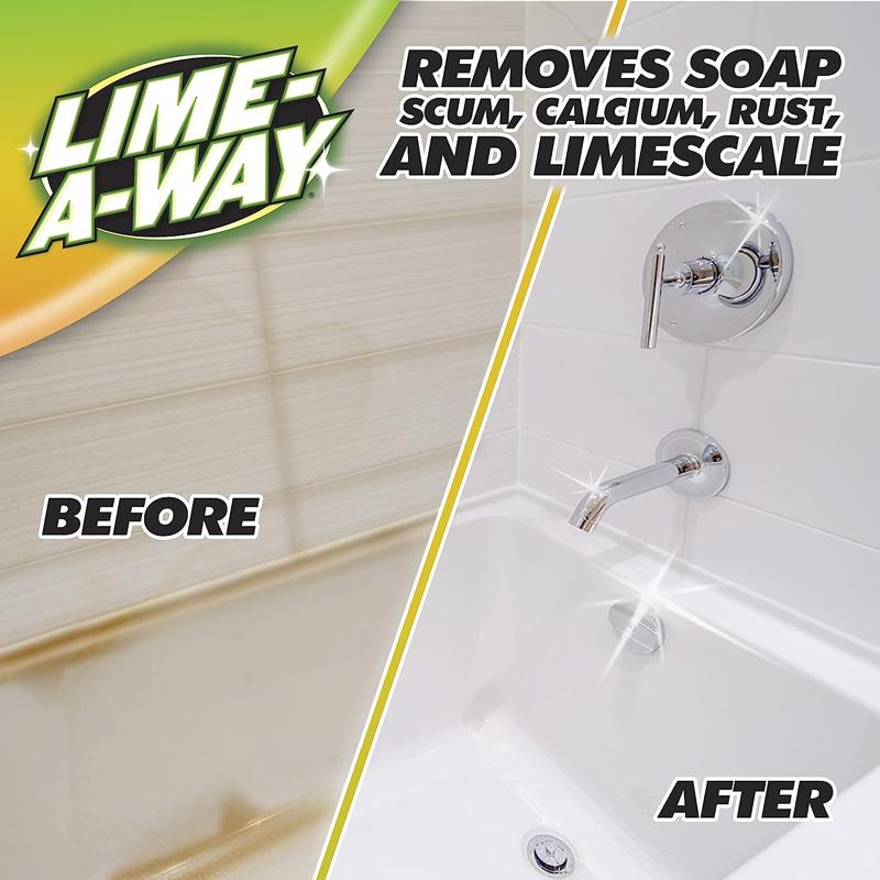 Lime-A-Way Spring Fresh Scent Cleaner and Polish 22 oz Liquid, Pack of 6