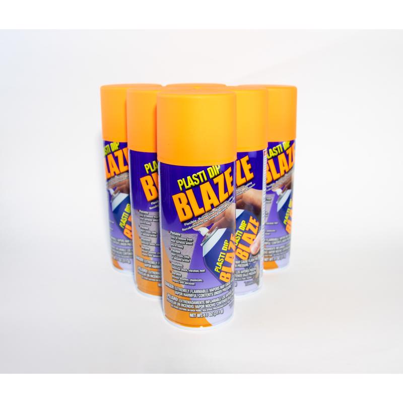 Plasti Dip Flat/Matte Blaze Orange Multi-Purpose Rubber Coating 11 oz oz
