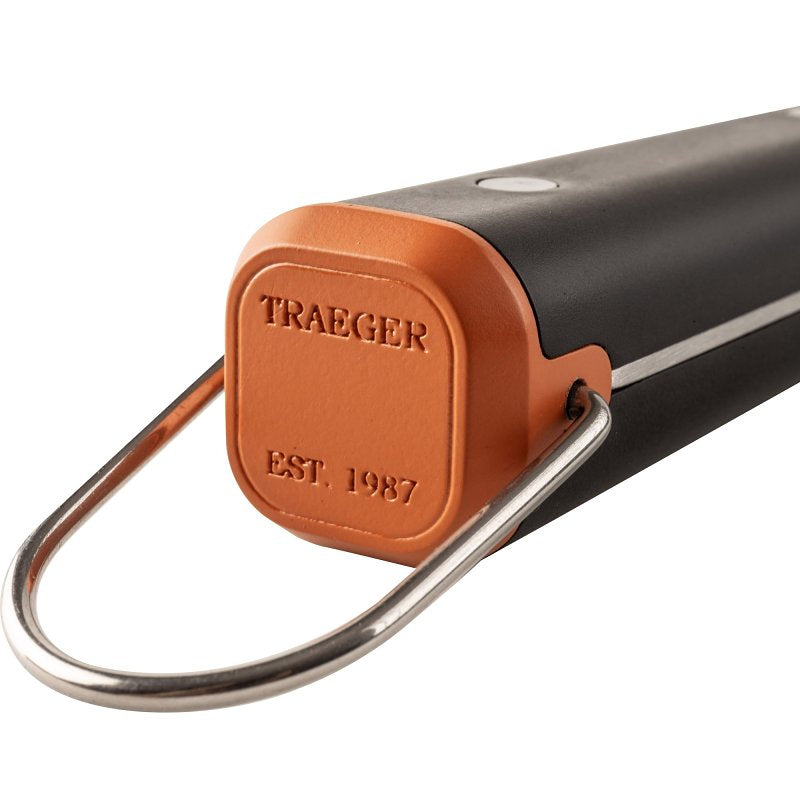 Traeger BAC789 BBQ Spatula, Stainless Steel Blade, Teak Wood Handle, 17.13 in OAL