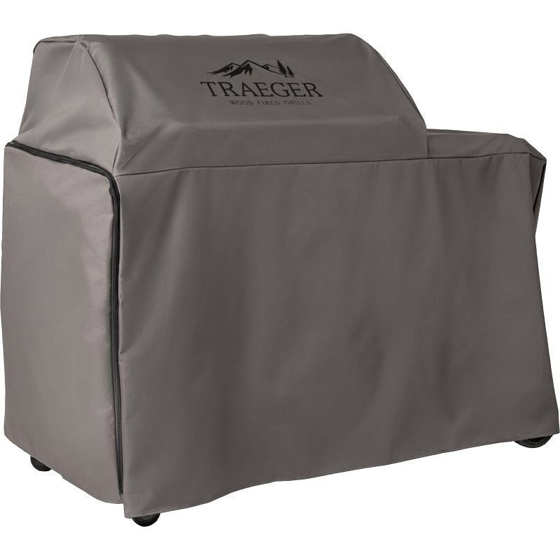 Traeger BAC775 Full Length Grill Cover, 23 in W, 70 in D, 46 in H, Polyester, Gray