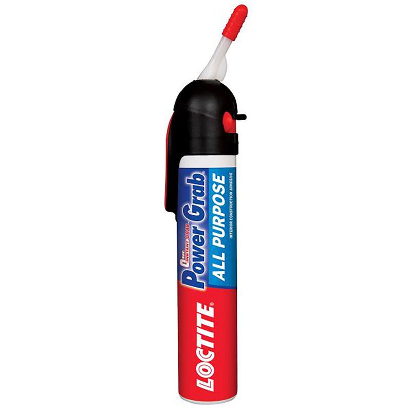 Loctite Power Grab All Purpose Synthetic Latex All Purpose Construction Adhesive 7.5 oz, Pack of 9