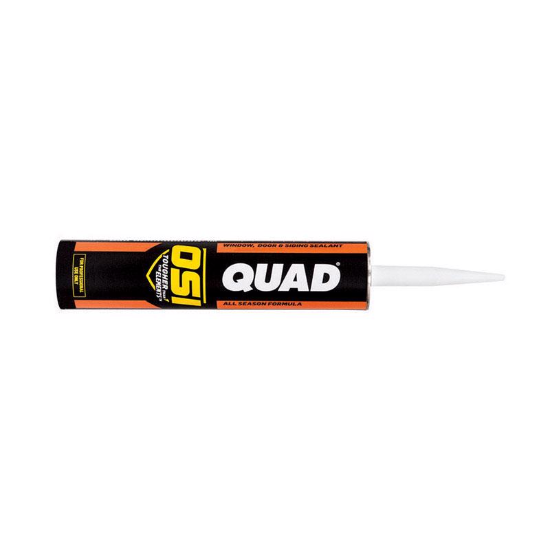 OSI Quad Beige Elastomeric Polymers Door/Siding/ Window Sealant 10 oz, Pack of 12