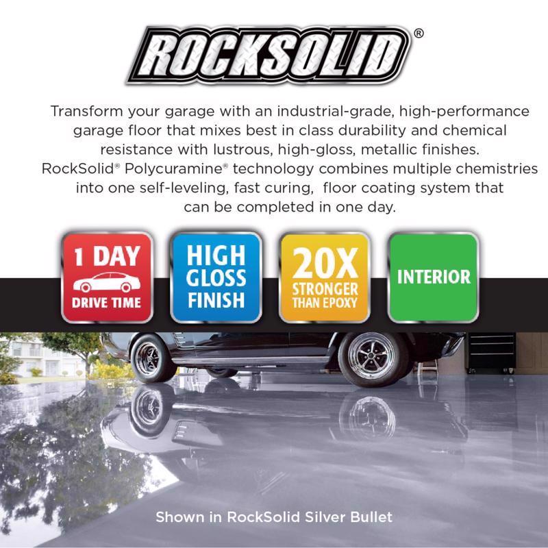 Rust-Oleum 299741 Floor Coating Kit, High-Gloss, Amaretto, Particulate Solid, 70 oz, Pack of 2