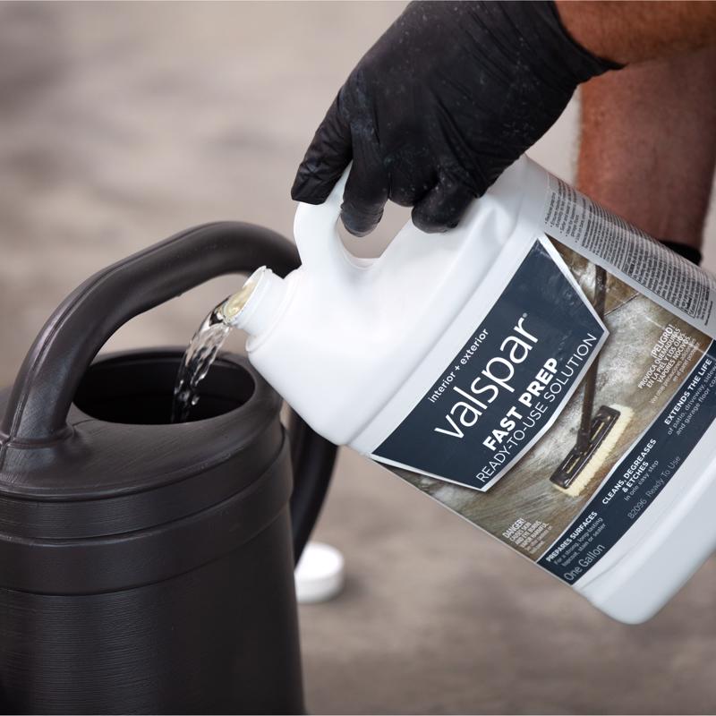 Valspar Fast Prep Ready-To-Use Concrete Etching Stain 1 gal, Pack of 4