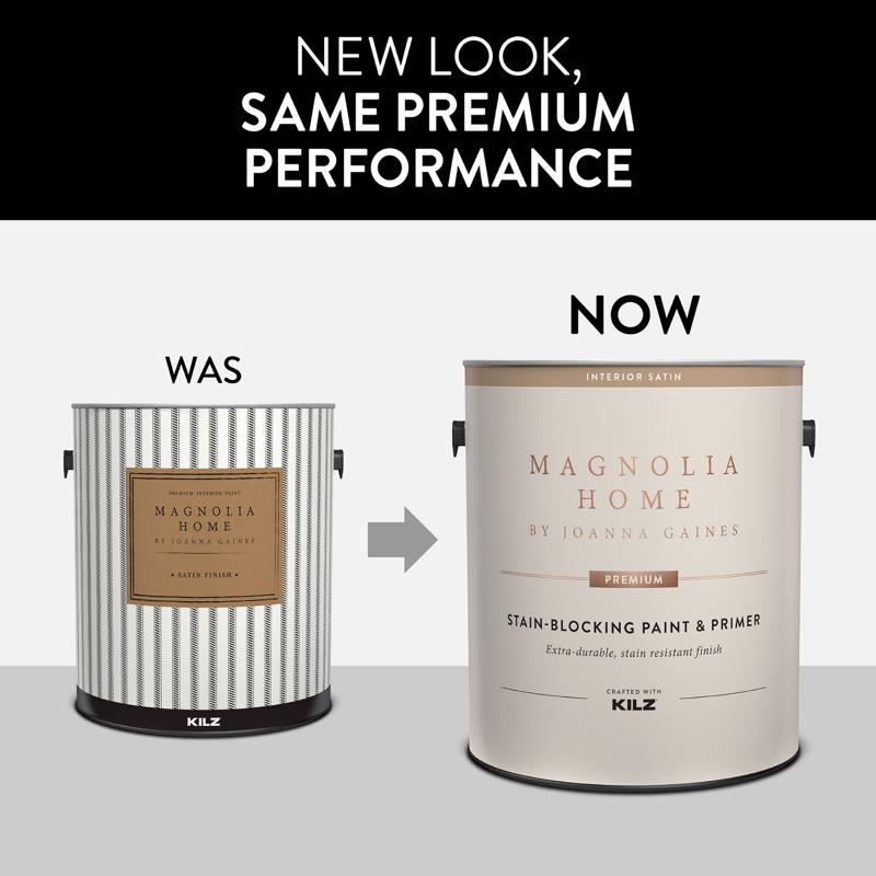 Magnolia Home by Joanna Gaines Satin Tint Base Base 1 Paint and Primer Interior 1 gal, Pack of 4