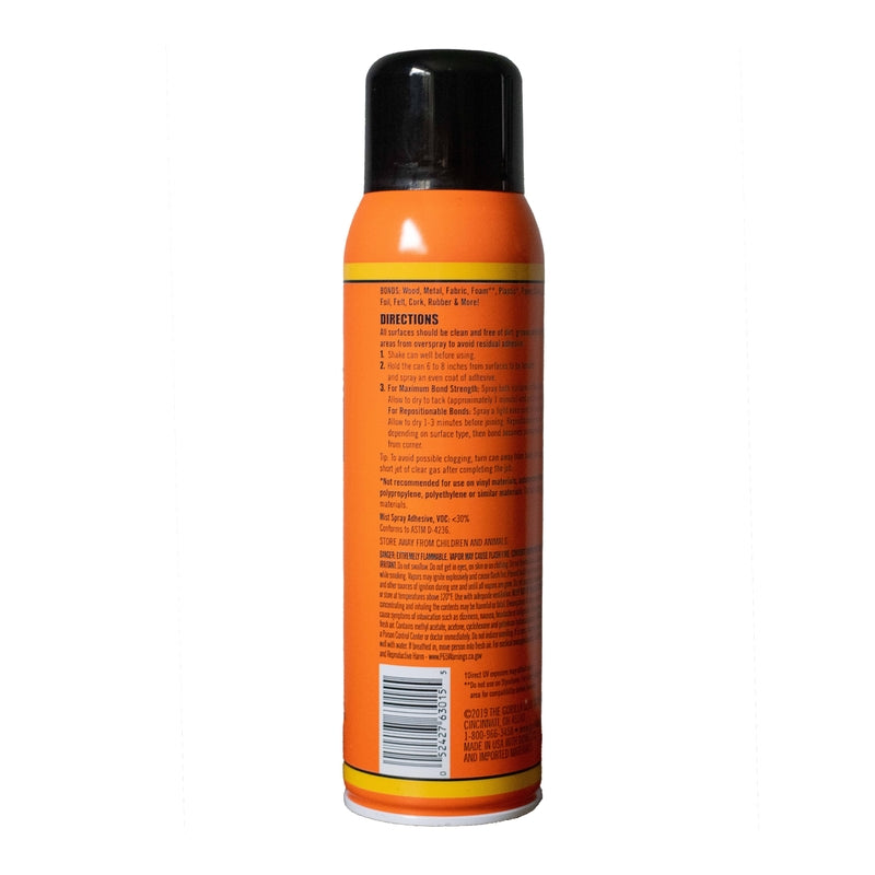 Gorilla Heavy Duty Super Strength Spray Adhesive 14 oz, Pack of 6