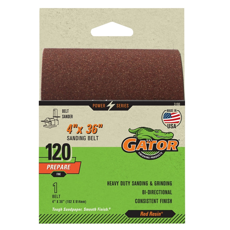 BELT SANDING 120GRIT 4 X 36IN