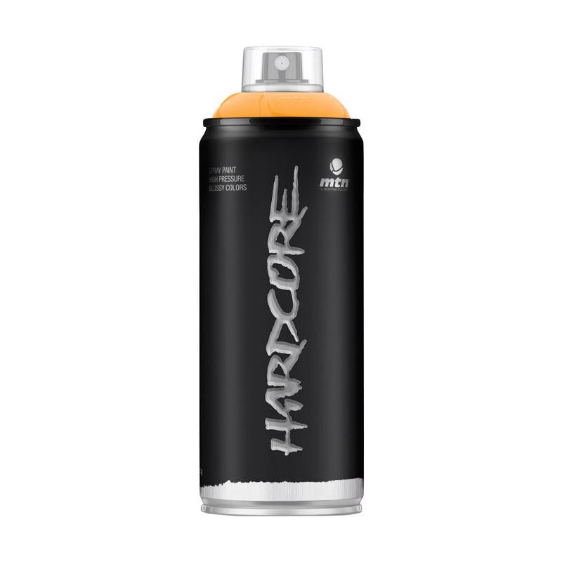 MTN Hardcore Gloss Medium Yellow Spray Paint 11 oz, Pack of 6