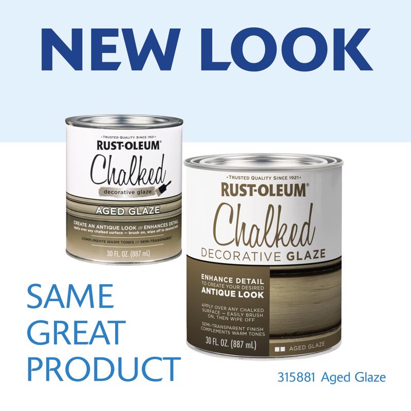 Rust-Oleum 315881 Chalk Spray Paint, Satin Chalky, Brown, 30 oz, Pack of 2