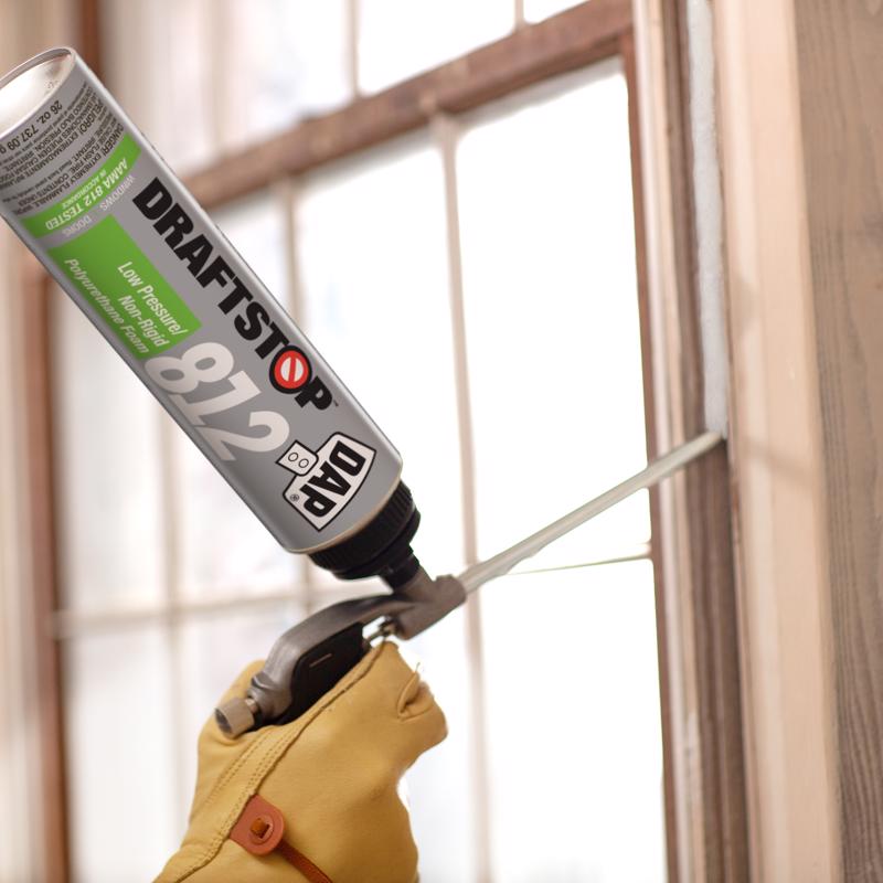 DAP 80812 Foam Sealant, White, 26 oz Aerosol Can, Pack of 12