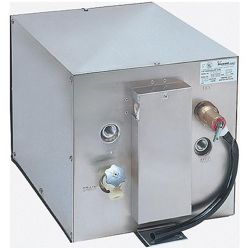 Seaward S1100 120V AC 11 Gallon Water Heater With Rear Heat Exchanger, Galvanized Steel Exterior