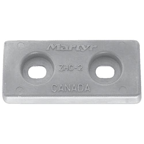 Martyr CMZHC2 Aluminum Hull Anode, 2.65" x 5.75"