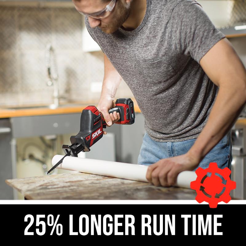 SKIL 12V PWRCORE 12 2 amps Cordless Brushless Compact Reciprocating Saw Kit (Battery & Charger)