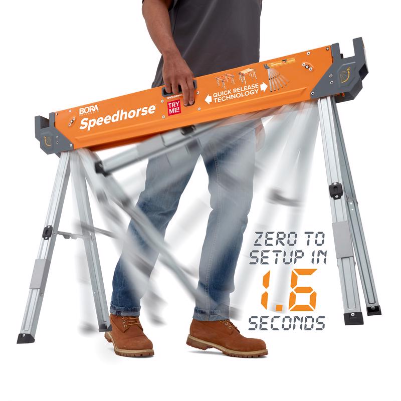 Bora Portamate Speedhorse Sawhorse 1500 lb. cap. 1 pc
