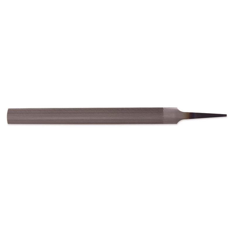 Crescent Nicholson 6 in. L Steel Double Cut Bastard Half-Round File 1 pc