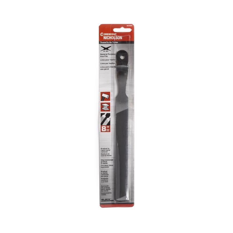 Crescent Nicholson 8 in. L Steel Rectangular Double/Single Cut Axe File 1 pc