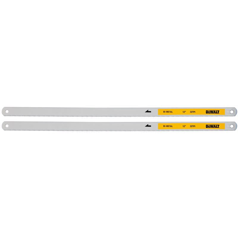 DeWalt 12 in. Bi-Metal Hacksaw Blades 32 TPI 2 pk