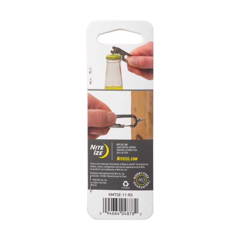 Nite Ize Doohickey Stainless Steel Silver Multi Key Tool, Pack of 6