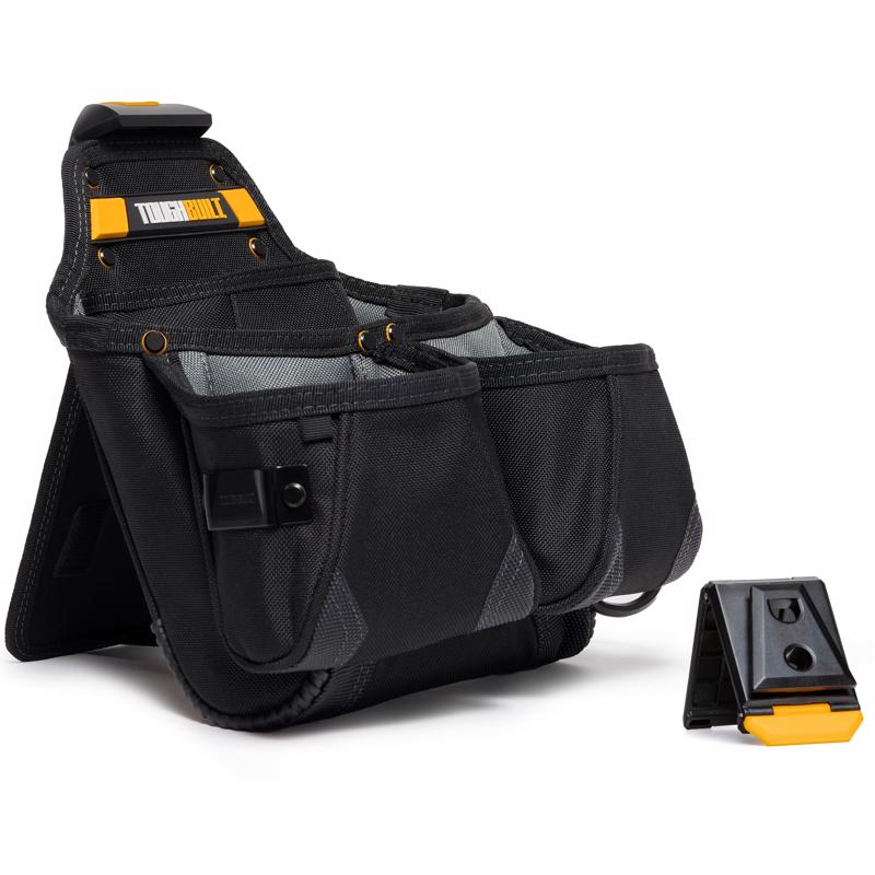 ToughBuilt 13.75 in. W X 13.25 in. H Polyester Framer Tool Pouch 9 pocket Black 1 pc