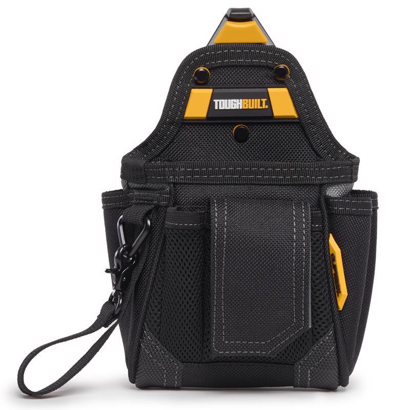 ToughBuilt 7.5 in. W X 12.25 in. H Polyester Warehouse Tool Pouch 9 pocket Black/Gray 1 pc