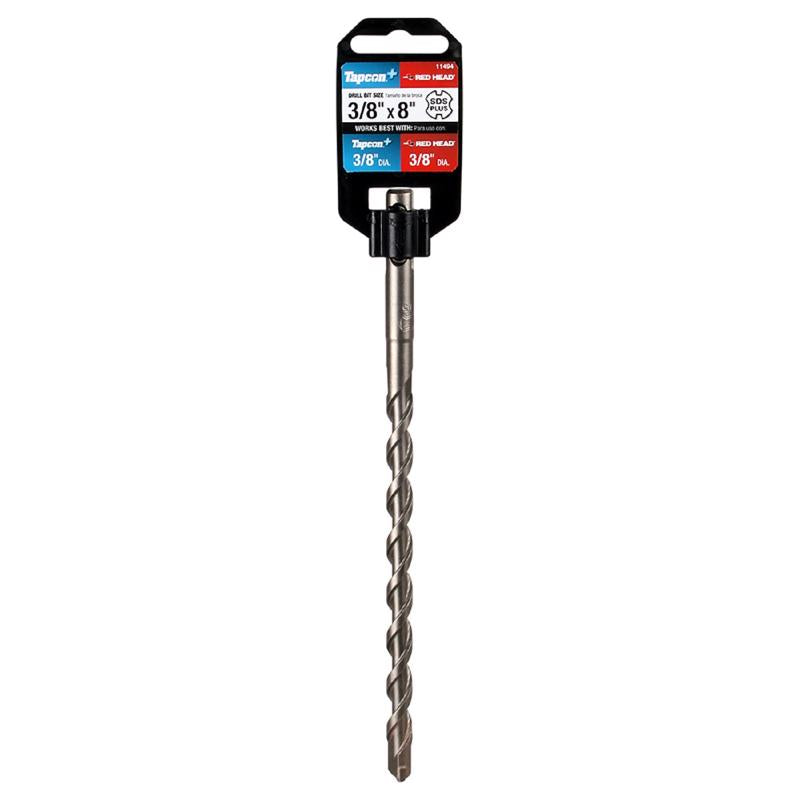 Tapcon 3/8 in. X 8 in. L Carbide Tipped Drill Bit SDS-Plus Shank 1 pk