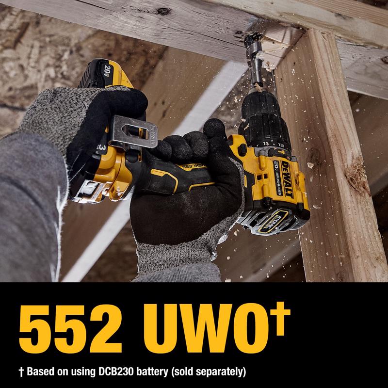 DeWalt 20V MAX ATOMIC 1/2 in. Brushless Cordless Hammer Drill Tool Only