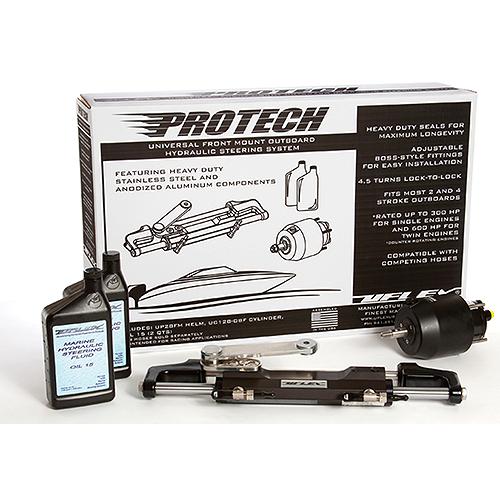 Uflex PROTECH11T Protech Hydraulic Tilt Steering System for Mercury/Mariner, Yamaha, Honda, Suzuki w/Tilt Helm. Hoses sold separately.